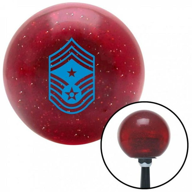 American Shifter 250023 Blue Flame Metal Flake Shift Knob with M16 x 1.5 Insert Red Boat 